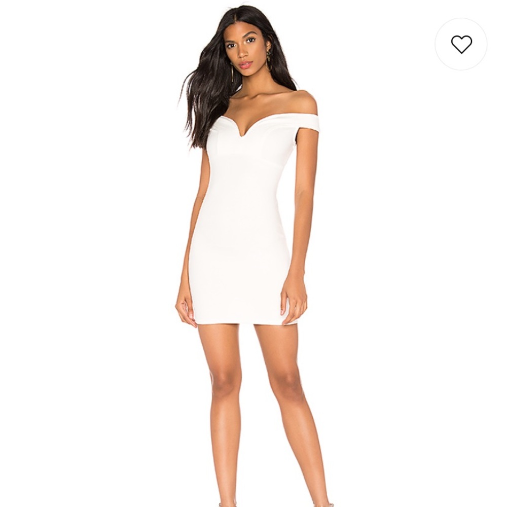 Revolve white tight dress